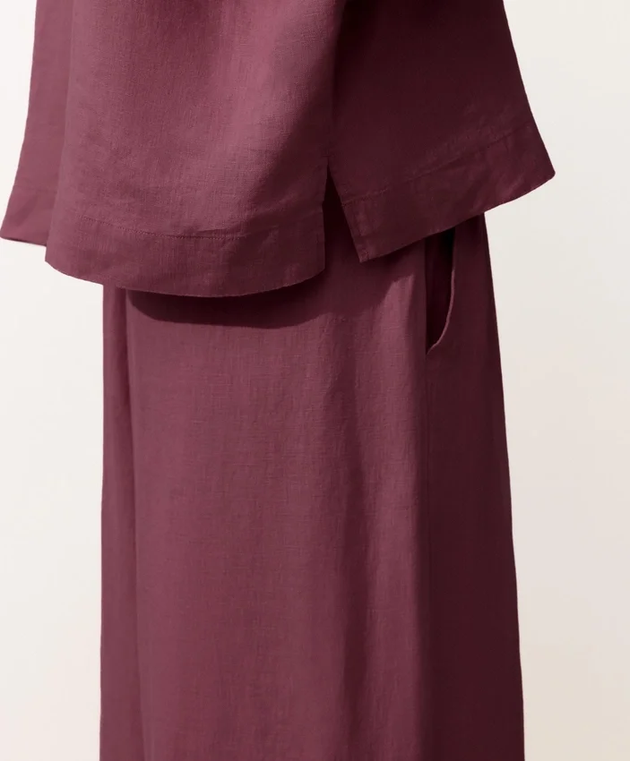 Oversize Short-Sleeved 100% Linen Shirt Oversize Short-Sleeved 100% Linen Shirt