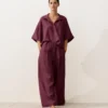 Oversize Short-Sleeved 100% Linen Shirt Oversize Short-Sleeved 100% Linen Shirt