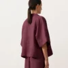 Oversize Short-Sleeved 100% Linen Shirt Oversize Short-Sleeved 100% Linen Shirt