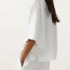 Oversized Short Sleeve 100% Linen Shirt Oversized Short Sleeve 100% Linen Shirt