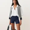 Oversized Short Sleeve 100% Linen Shirt Oversized Short Sleeve 100% Linen Shirt