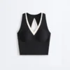 Perfect-Adapt Sleeveless Contrast Tank Top Perfect-Adapt Sleeveless Contrast Tank Top