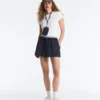 Pinstripe Cotton Pique Shorts Pinstripe Cotton Pique Shorts