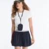 Pinstripe Cotton Pique Shorts Pinstripe Cotton Pique Shorts