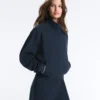 Piqué Jacket with Cotton Contrast Piping Piqué Jacket with Cotton Contrast Piping