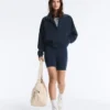 Piqué Jacket with Cotton Contrast Piping Piqué Jacket with Cotton Contrast Piping