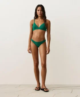 Piqué Medium-Coverage U-Cut Bikini Briefs