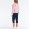Pique High-Neck Zip Sweatshirt with Cotton Pique High-Neck Zip Sweatshirt with Cotton