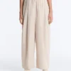 Pleated 100% Cotton Tapered Trousers Pleated 100% Cotton Tapered Trousers