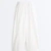 Pleated 100% Cotton Tapered Trousers Pleated 100% Cotton Tapered Trousers