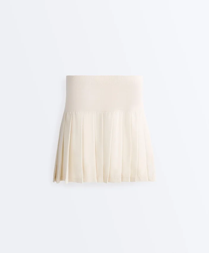 Pleated High-Rise Seamless Short Skirt Pleated High-Rise Seamless Short Skirt