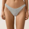 Polka Dot Jacquard U-Cut Medium-Coverage Bikini Briefs Polka Dot Jacquard U-Cut Medium-Coverage Bikini Briefs