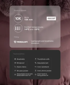 Primaloft® Ski Water-Resistant Super-Fitted Jacket