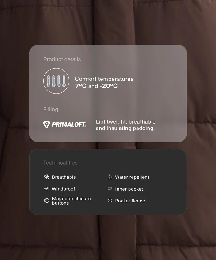 Primaloft® Water-Repellent Padded Jacket Primaloft® Water-Repellent Padded Jacket