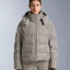 Printed Padded Jacket 80% Down and 20% Feather Minardi Piume Ski 10K Printed Padded Jacket 80% Down and 20% Feather Minardi Piume Ski 10K