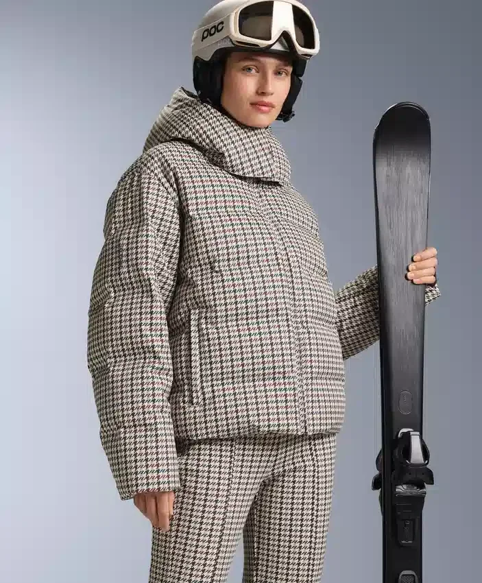 Printed Padded Jacket 80% Down and 20% Feather Minardi Piume Ski 10K Printed Padded Jacket 80% Down and 20% Feather Minardi Piume Ski 10K