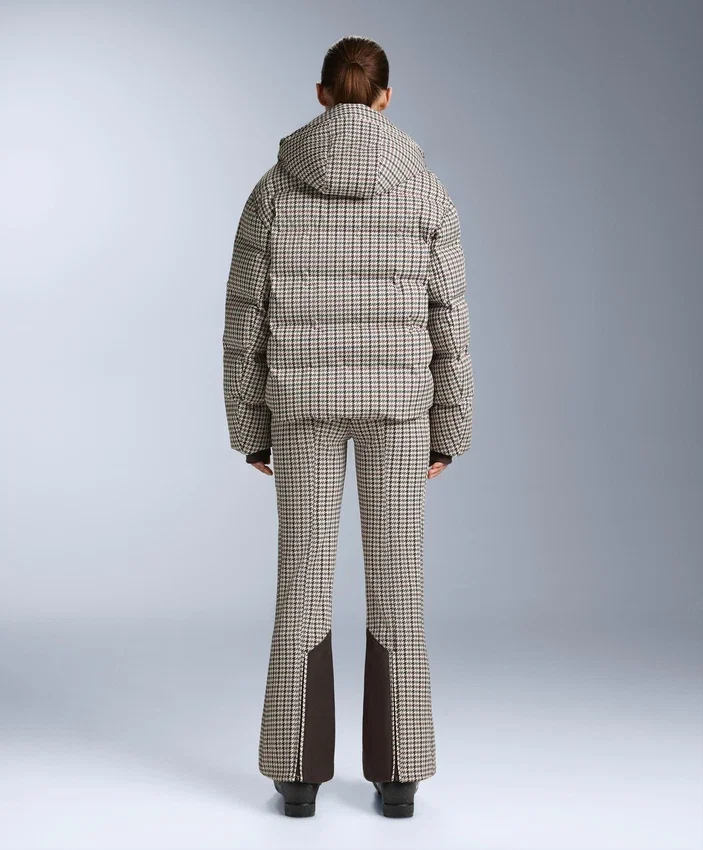 Water-Resistant Printed High-Rise Flare Stretch Ski Trousers Water-Resistant Printed High-Rise Flare Stretch Ski Trousers