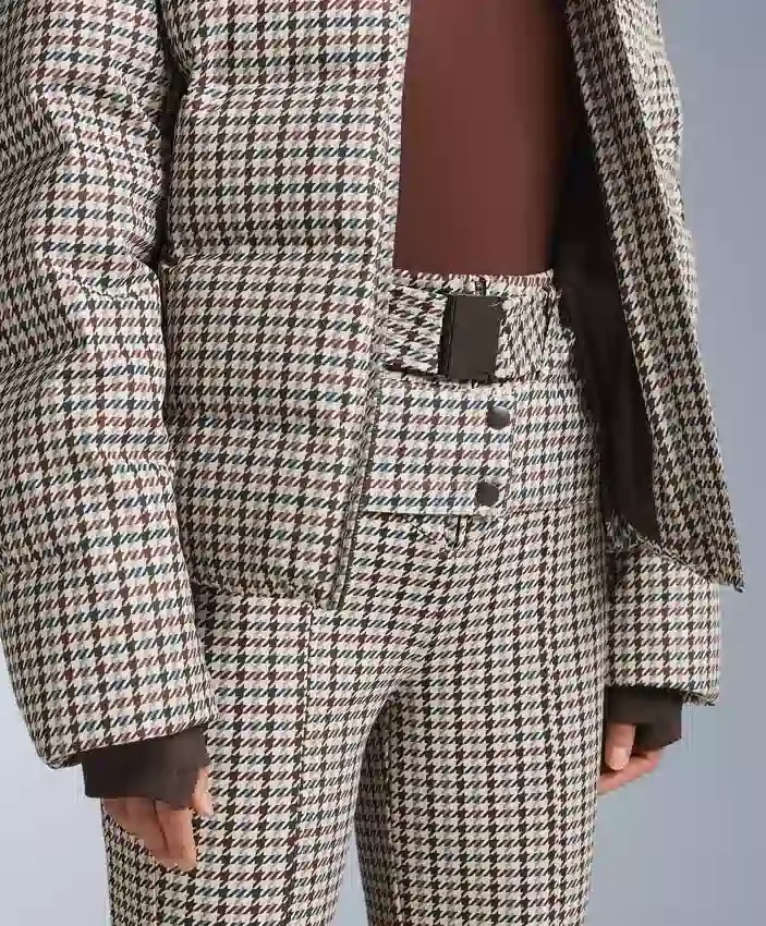 Printed Padded Jacket 80% Down and 20% Feather Minardi Piume Ski 10K Printed Padded Jacket 80% Down and 20% Feather Minardi Piume Ski 10K