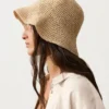 Raffia-Effect Braided Bucket Hat Raffia-Effect Braided Bucket Hat