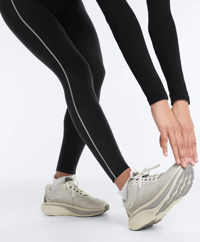 Reflective High-Rise Compressive Core Control Ankle-Length Leggings Reflective High-Rise Compressive Core Control Ankle-Length Leggings