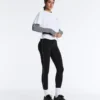 Reflective High-Rise Compressive Core Control Ankle-Length Leggings Reflective High-Rise Compressive Core Control Ankle-Length Leggings