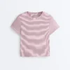 Regular Fit Striped Cotton Blend Short Sleeve T-Shirt Regular Fit Striped Cotton Blend Short Sleeve T-Shirt