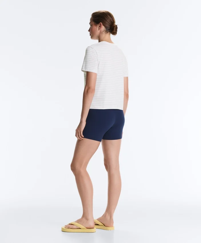 Regular Fit Striped Cotton Blend T-Shirt Regular Fit Striped Cotton Blend T-Shirt