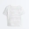 Regular Fit Striped Cotton Blend T-Shirt Regular Fit Striped Cotton Blend T-Shirt