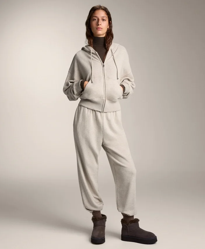 Wide Sleeve Hooded Jacket with Cotton Wide Sleeve Hooded Jacket with Cotton