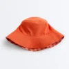 Reversible Cotton Blend Check Bucket Hat Reversible Cotton Blend Check Bucket Hat