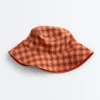 Reversible Cotton Blend Check Bucket Hat Reversible Cotton Blend Check Bucket Hat