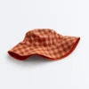 Reversible Cotton Blend Check Bucket Hat Reversible Cotton Blend Check Bucket Hat