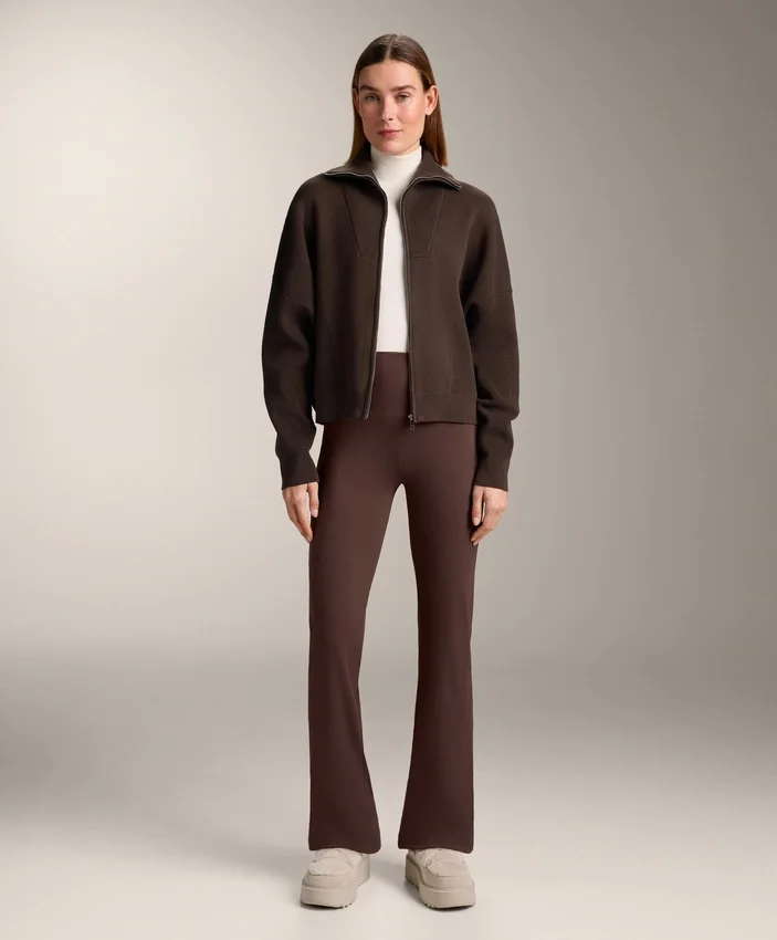 Rib Collar Knit Jacket Rib Collar Knit Jacket
