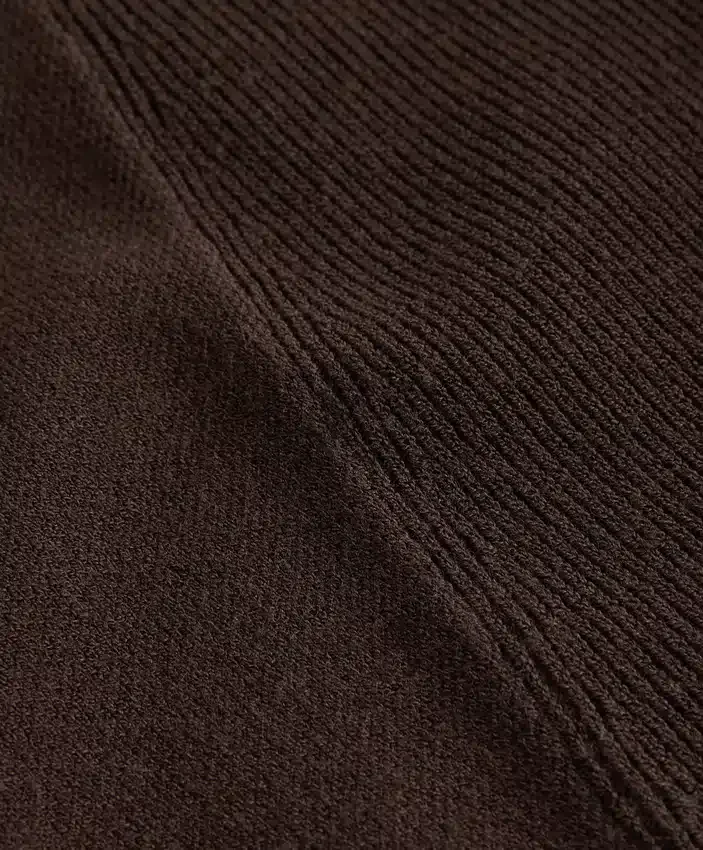 Rib Collar Knit Jacket Rib Collar Knit Jacket