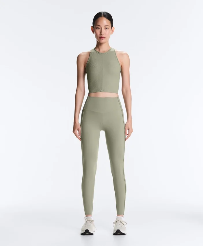 Comfortlux High-Rise Rib Ankle-Length Leggings Comfortlux High-Rise Rib Ankle-Length Leggings