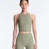 Rib Comfortlux Halter Tank Top Rib Comfortlux Halter Tank Top
