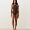Rib Halter Swimsuit Rib Halter Swimsuit