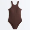Rib Halter Swimsuit Rib Halter Swimsuit