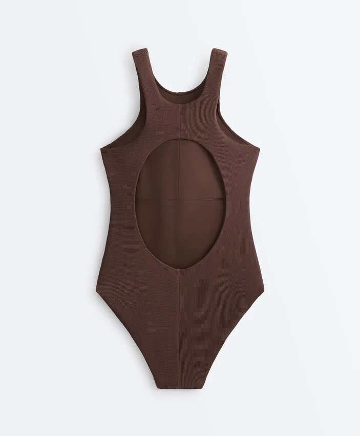 Rib Halter Swimsuit Rib Halter Swimsuit