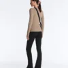 Rib Knit Jacket with Side Tie Fastening Rib Knit Jacket with Side Tie Fastening