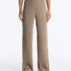 Rib-Knit Straight-Leg Trousers Rib-Knit Straight-Leg Trousers