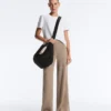 Rib-Knit Straight-Leg Trousers Rib-Knit Straight-Leg Trousers