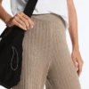 Rib-Knit Straight-Leg Trousers Rib-Knit Straight-Leg Trousers