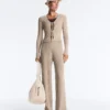 Rib-Knit Straight-Leg Trousers Rib-Knit Straight-Leg Trousers