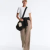 Rib-Knit Straight-Leg Trousers Rib-Knit Straight-Leg Trousers