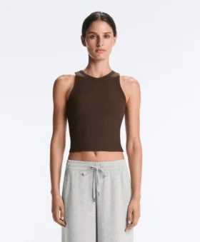 Rib Modal Blend Long Tank Top