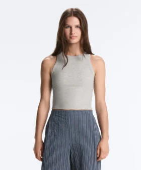 Rib Modal Blend Long Tank Top