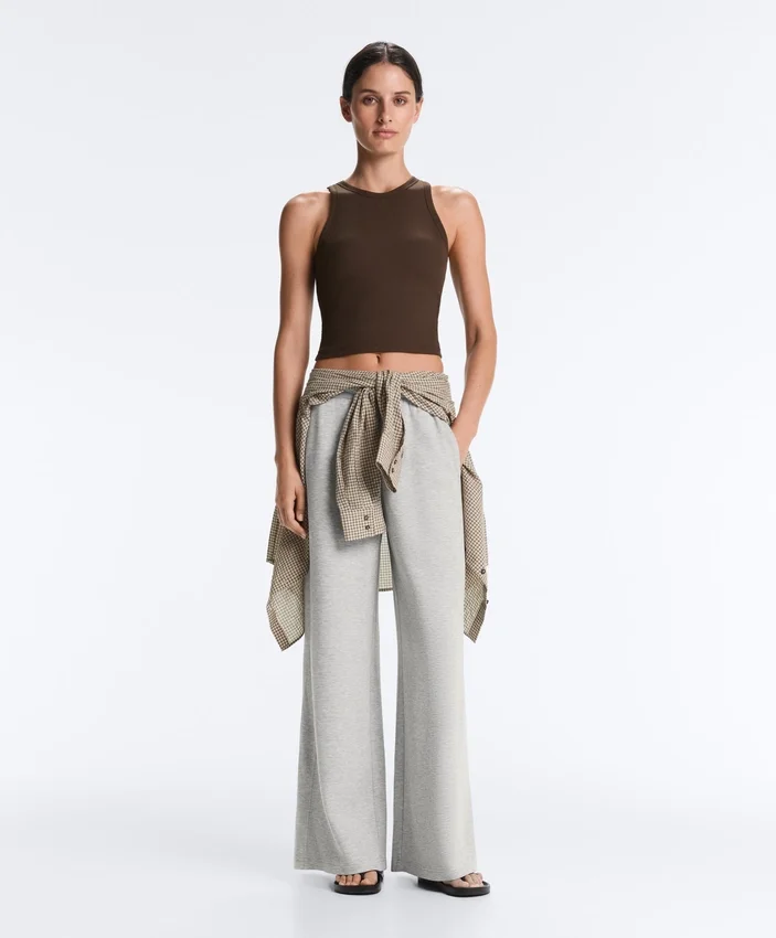 Rib Modal Blend Long Tank Top Rib Modal Blend Long Tank Top