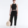 Soft-Touch Modal Rib Fitted Joggers Soft-Touch Modal Rib Fitted Joggers