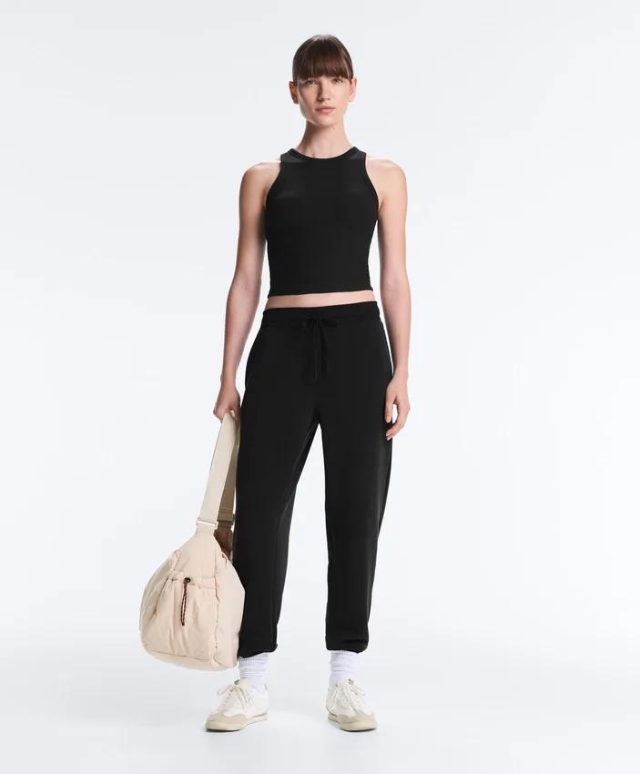 Soft-Touch Modal Rib Fitted Joggers Soft-Touch Modal Rib Fitted Joggers